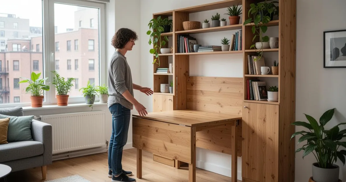 5 astuces d'architecte pour un aménagement d'appartement de 40m2 avec des étagères murales – image 2