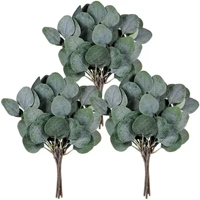 Feuillage d'eucalyptus artificiel en plastique