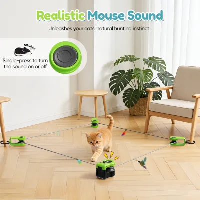 Jouet de poursuite rechargeable pour chat – image 2