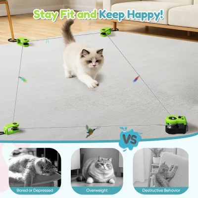 Jouet de poursuite rechargeable pour chat – image 3