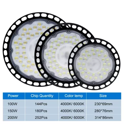 Lampe LED suspension industrielle en aluminium – image 3