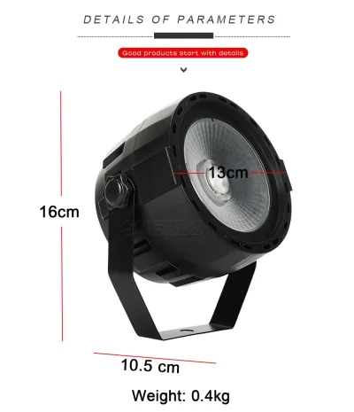 Projecteur LED COB RVB 30 W avec télécommande – image 2