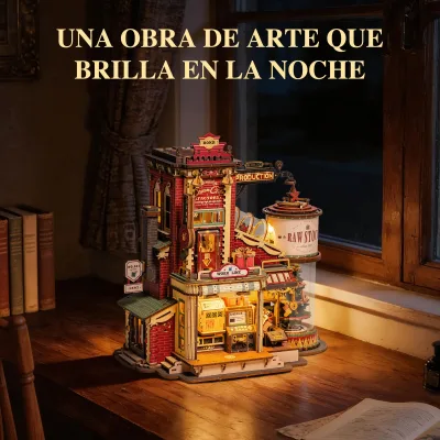 Puzzle 3D en bois, boîte à musique mécanique – image 3